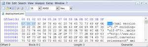 Deployment.xml with BOM
